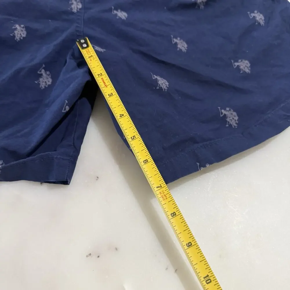 U.S. Polo Assn. Boxer Shorts Navy Pony Print 100% Cotton M 80-85cm